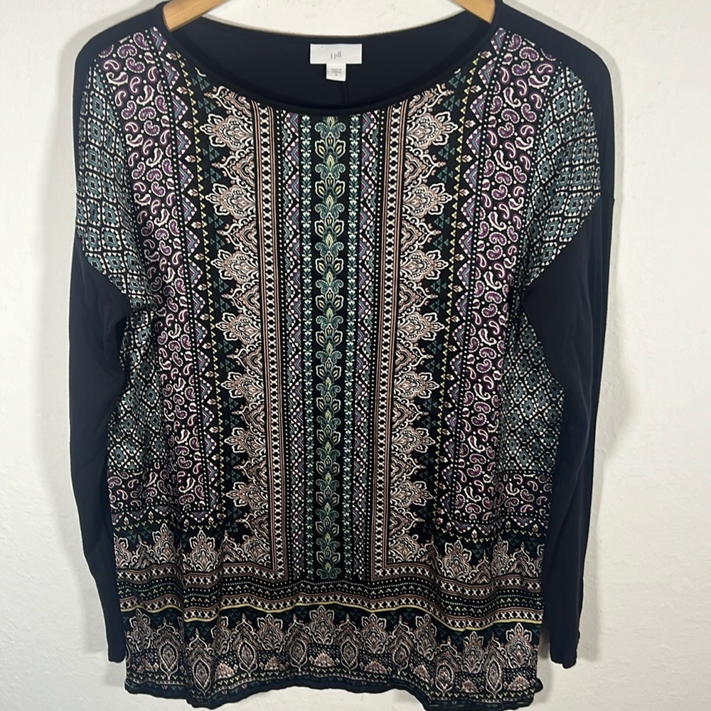J. Jill patterned top tunic size S small‎